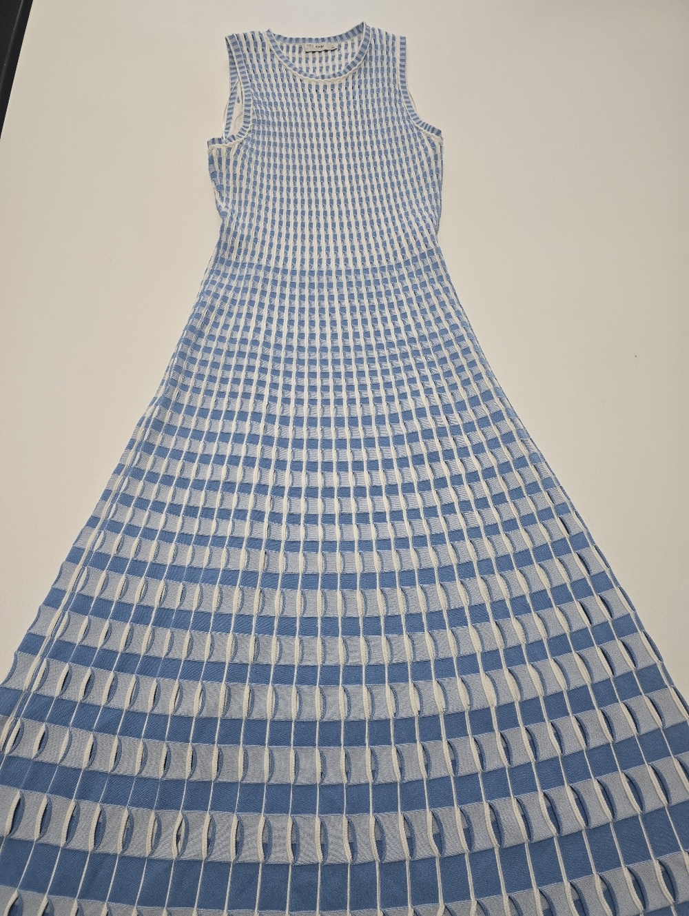 SIMKHAI Zelma Maxi Dress Crew Neck Sleeveless Size L - Picture 2 of 15